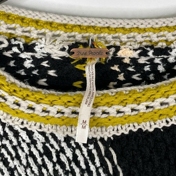 Free People Womens Sweater Size M Show Me Love Porto Combo Pullover NWT - Picture 4 of 7